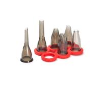 De Buyer - Coffret GARNIR : 6 douilles en tritan avec support - 16,5 x 8,5 x 7 cm -, Noir