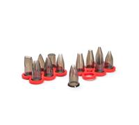 De Buyer - Coffret MIX : 12 douilles en tritan avec support | 16,5 x 8,5 x 7 cm