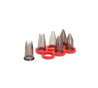 De Buyer - Coffret STARTER : 6 douilles en tritan avec support - 16,5 x 8,5 x 7 cm -, Noir
