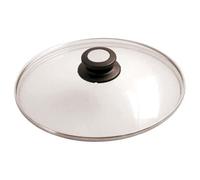 DE BUYER -4112.20 -couvercle verre bouton bak./inox ø 20cm, Ecru