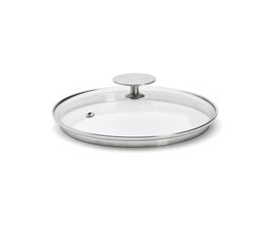 De Buyer Couvercle en verre Alchimy avec anneau profond Ø18 cm
