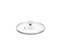 De Buyer – Couvercle en verre 3429.18 – Pontet en inox – Diamètre 18 cm