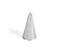 De Buyer - Douille à feuille en inox - Diamètre 3 cm - En Inox, Idéale pour Décorer, Garnir et Remplir, Sans Soudure pour Hygiène Parfaite, S'Adapte aux Poches Pâtissières, Argent