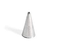 De Buyer - Douille cannelée en inox - B6 - 6 dents, diamètre 0,5 cm - En Inox, Idéale pour Décorer, Garnir et Remplir, Sans Soudure pour Hygiène Parfaite, S'Adapte aux Poches Pâtissières