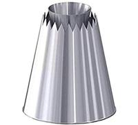 De Buyer - Douille sultane à cône sortant - Diamètre 3 cm - En Inox, Idéale pour Décorer, Garnir et Remplir, Sans Soudure pour Hygiène Parfaite, S'Adapte aux Poches Pâtissières