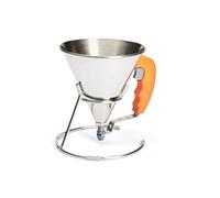 De Buyer Entonnoir à piston KWIK avec pied en inox 0,8 L Orange