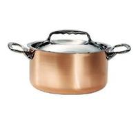 De Buyer - Faitout avec couvercle en cuivre PRIMA MATERA - Diamètre 16 cm -