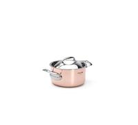 De Buyer - Faitout avec couvercle en cuivre PRIMA MATERA - Diamètre 16 cm -