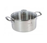 De Buyer Faitout inox 20cm avec couvercle - 3427.20