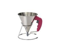 De Buyer Entonnoir à piston KWIK en inox avec pied 0,8 L Fuchsia