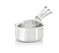 De Buyer – Lot de 3 casseroles Affinity 3706.01 inox 16/18/20 cm argent
