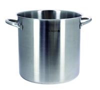 De Buyer - Marmite sans couvercle en inox PRIM'APPETY - 32 cm | Inox 18/10 de Qualité Professionnelle, Fond Magnétique Épais pour Cuisson Maîtrisée, Tous Feux + Four, Finition Poli Brossé