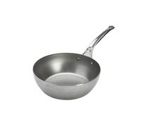 de Buyer MINERAL B PRO Poêle Country Acier Carbone Diamètre 24,1 cm Surface de Cuisson 16,5 cm Idéal pour Sauter, Mijoter, Friture, Sauter - Finition Naturellement Antiadhésive - Fabriquée en France