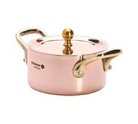 De Buyer - Mini Faitout Cuivre inox Avec Couvercleanse Bronze Ø10Cm - -