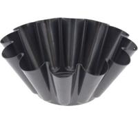 De Buyer Moule à brioche en acier antiadhésif 22 cm 12 côtés Noir