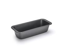 De Buyer Moule à cake en acier antiadhésif 26 x 10 x 6,3 cm Noir