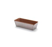 Moule à cake en inox perforé Air System® à fond démontable 26 x 8.6 x 7.5 cm ave