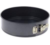 De Buyer - Moule à manqué démontable en acier antiadhésif - Diamètre 24 cm, hauteur 6,7 cm -, Noir