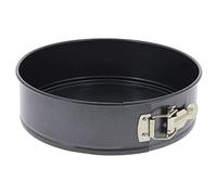 De Buyer – Moule à manqué démontable en acier antiadhésif 24 cm, hauteur 6,7 cm – Noir