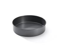 DE BUYER - Moule à manqué rond et droit en acier antiadhésif | Diamètre 20 cm, hauteur 5 cm
