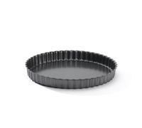 De Buyer – Moule à tarte cannelé rond 4706.24 – Fond amovible – Ø 24 cm – Noir