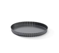 Moule à tarte cannelé - DE BUYER - Fond amovible - Ø28cm - Bord droit - Acier anti-adhésif