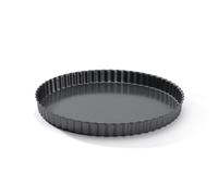Tarte cannelee droite fond fixe ø28