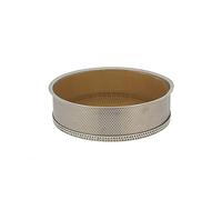 Moule à manqué rond en inox perforé Air System® à fond démontable ø 20 x 6.5 cm