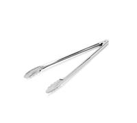 De Buyer - Pince cafétéria en inox "Feuilles de Chêne" - Longueur 30 cm -, Argent