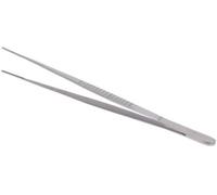 De Buyer Pince fine de présentation droite inox 25,5 cm argent