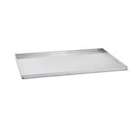 De Buyer-Plaque Aluminium, ép. 1,5 mm Bords droits L 60cm / l 40cm / H 2cm, Argent