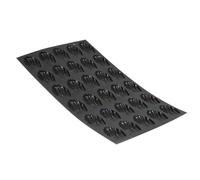 De Buyer - Plaque de 30 mini-Madeleines MOUL'FLEX en silicone - 17,5 x 30 cm -, Noir