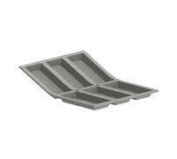 De Buyer - Plaque de 6 Financiers ELASTOMOULE en mousse de silicone - 21 x 17,6 cm, portion 9,5 x 4,4 cm -, Gris