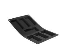 Plaque souple antiadhésive de 7 grands financiers Moulflex noir