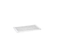 De Buyer Plaque de cuisson plate perforée en aluminium 30 x 20 cm Argent