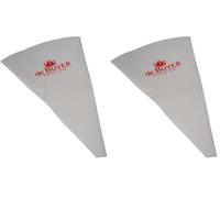 DE BUYER - Poche pâtissière en Coton ré-utilisable - Longueur 35 cm -, Blanc (Lot de 2)