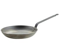 De Buyer - Poêle à frire "Coupe Lyonnaise" en acier CARBONE PLUS - Diamètre 28 cm -, Gris
