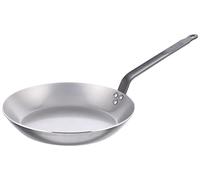 De Buyer - Poêle à frire "Coupe Lyonnaise" en acier CARBONE PLUS - Diamètre 30 cm -, Gris