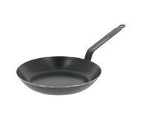 De Buyer - Poêle à frire en acier carbone bleu 2mm d'épaisseur - Diamètre 27,9 cm, surface de cuisson 21,1 cm - Passe au four - Sans PFAS, PFOA & PFOS - Fabriquée en France