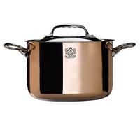 De Buyer POÊLE À GRILLE HAUTE PRIMA MATERA COUVERCLE Ø24