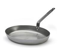 DE BUYER POELE A POISSONS OVALE TOLE BLANCHE 36