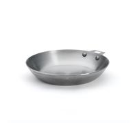 De Buyer – Poêle Minéral B en acier 24 cm – Sans manche – Embase amovible