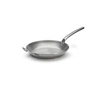 De Buyer - Poêle en tôle blanche d'acier CARBONE PLUS avec anse - Diamètre 32 cm -