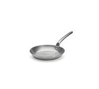 Poele A Frire Ronde Tole Blanche Q. Froide Inox Rivetee Ø 28cm
