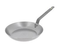 De Buyer - Poêle en tôle d'acier MINERAL B - 28 cm - Fabriquée en France, Anti Adhérence Naturelle, Queue Rivetée et Finition à la Cire d'Abeille, Tous Feux + Flash Four