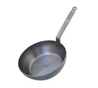 De Buyer - Poêle paysanne en tôle d'acier MINERAL B - 28 cm - Fabriquée en France, Sans PFAS, Anti Adhérence Naturelle, Queue Rivetée et Finition à la Cire d'Abeille, Tous Feux + Flash Four