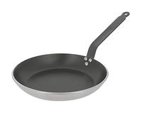 De Buyer - Poêle ronde antiadhésive CHOC RESTO INDUCTION en aluminium - Diamètre 24 cm -, Noir