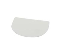 De Buyer - Raclette coupe pâte ronde en polyéthylène - 15 x 11 cm -, Blanc