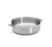 De Buyer – Sauteuse Alchimy Loqy 24 cm – Inox, sans manche, compatible tous feux et lave-vaisselle