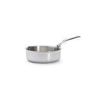 De Buyer - Sauteuse à bords droits en inox 5 couches AFFINITY - 20 cm - Fabriquée en France, Sans PFAS, Montée Rapide en Température, Inox 18/10, Tous Feux + Four, Finition Poli Brillant